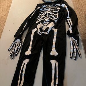 Kids Skeleton Costume - Black and White